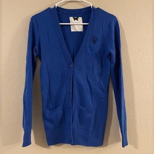 Gilly Hicks/Hollister Blue Varsity Sweater